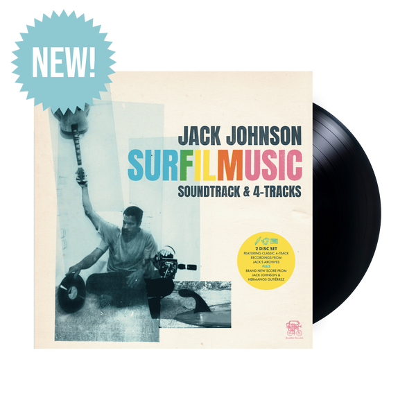 Jack Johnson SURFILMUSIC Soundtrack & 4-Tracks black vinyl and sleeve